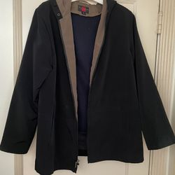 Gallery Petite Black Hooded Lightweight Jacket - Size PS - Excellent Condition  Product Details (Product Description)  This is a classic Gallery Petit