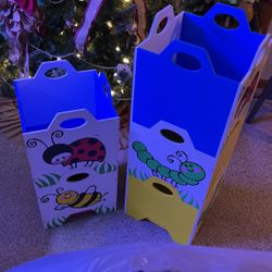 Wooden Stackable Bins 