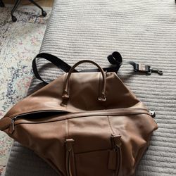 Coach Medium Leather Duffle Bag
