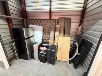 Queen BedFrame with Headboard, Fans, Portable AC, TV and reading desk