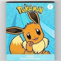 EEVEE CARDS, POSTER, STICKERS | DRAGON DISCOVERY #07 | MCDONALDS POKÉMON 2025 | NEW IN BOX 