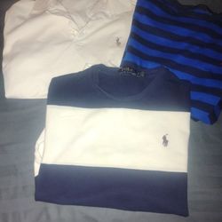 3 Polo Ralph Lauren Shirts 