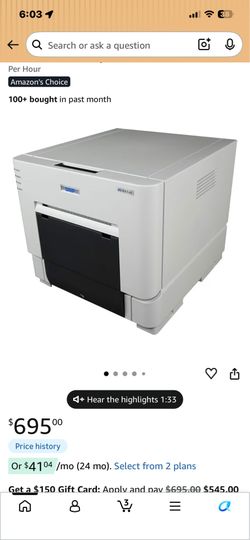 High Speed Photo Booth Printer