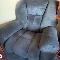 Blue La-Z-Boy Glider/Recliner 