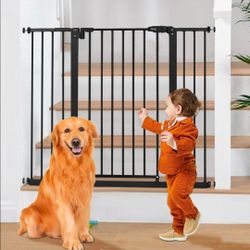 Keny 36” Extra Tall Baby & Pet Safety Gate – Black
