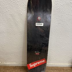 Supreme  bling box logo skateboard  deck