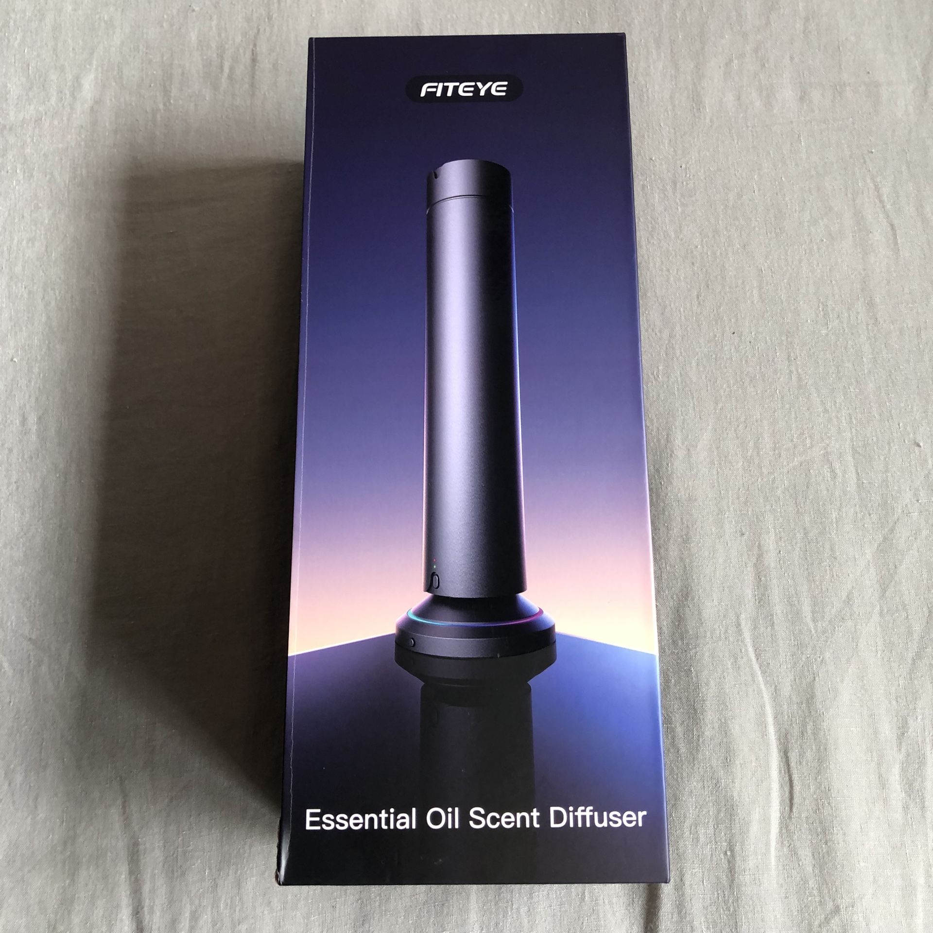 Waterless Scent Oil Diffuser Kit Home Office Home 1500 Sq Ft App Remote Control (Silver Lake)