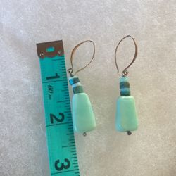 Turquoise Boho Drop Earrings