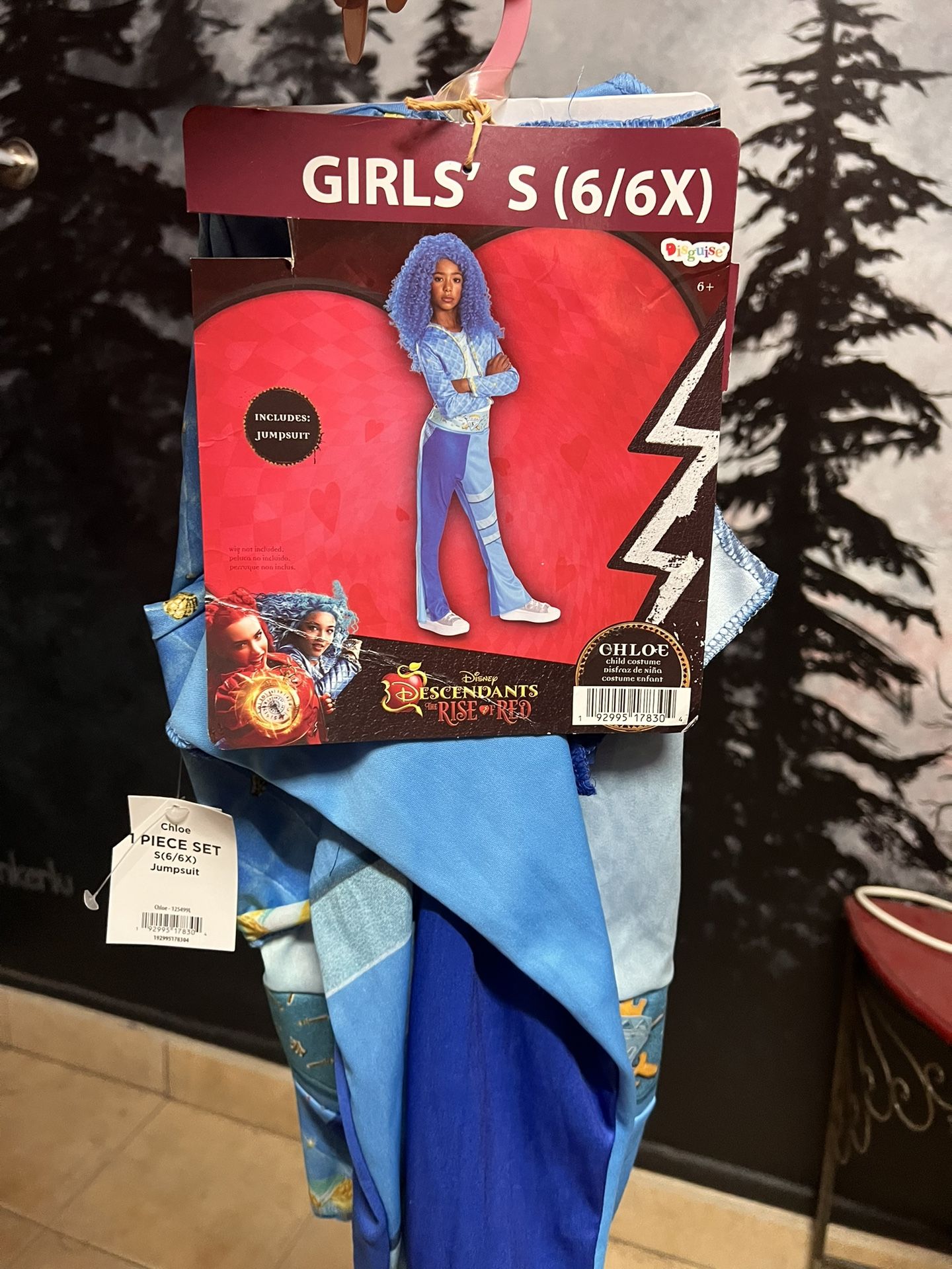 Descendants Red Blue Chloe Halloween Costume