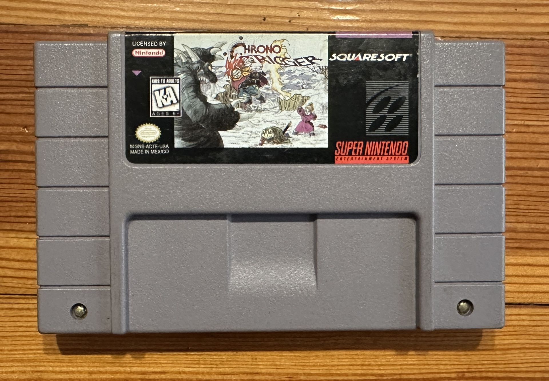 🔥 Chrono Trigger SNES – Authentic Cartridge – Clean – Classic RPG! 🔥