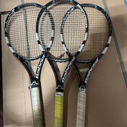 Babolat Pure Drive 110 Tennis Racquet (10th Gen) Strung with 16g Babolat Syn Gut at Mid-Range Tension