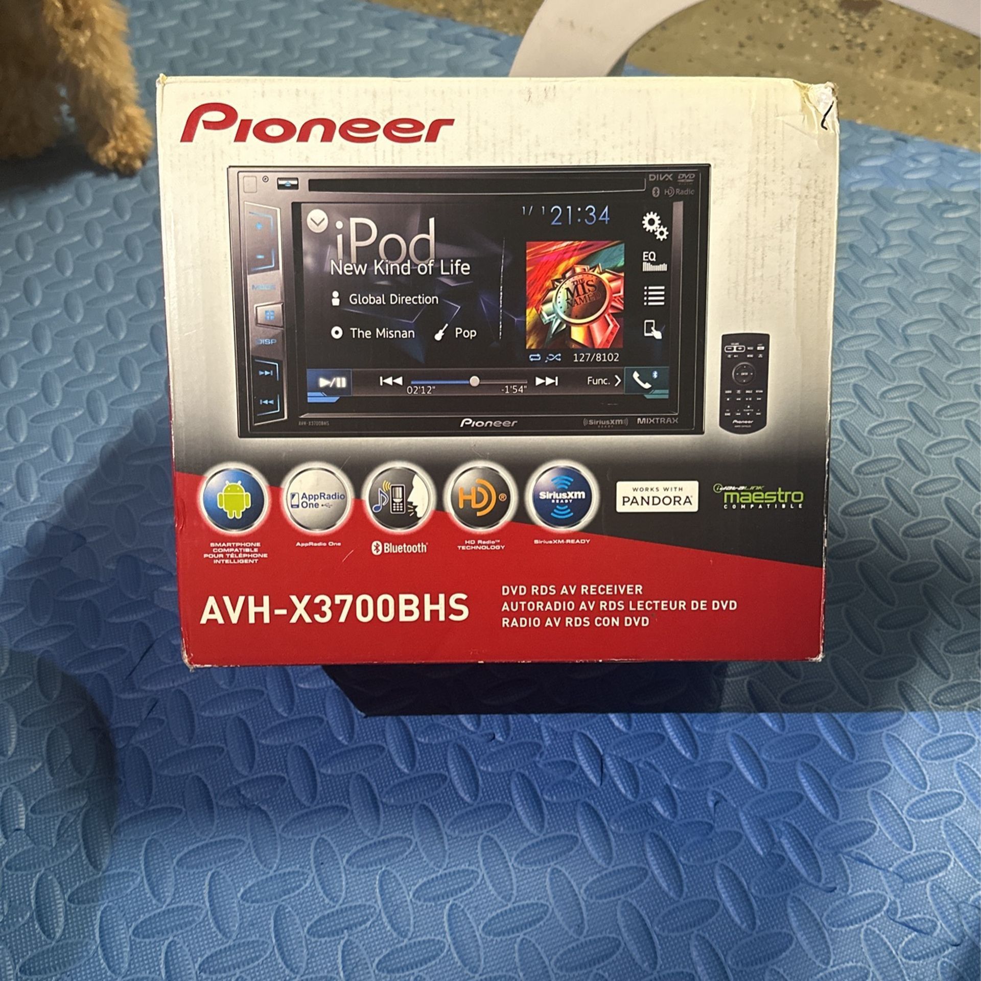 NEW Pioneer Head-Unit AVH-X3700BHS Car Stereo