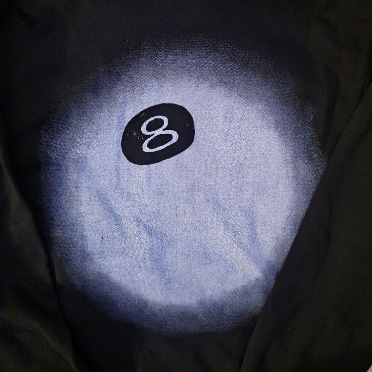 Stussy Black 8-Ball Hoodie