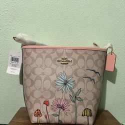 Coach X Observed By Us City Bucket Bag In Signature Canvas Crossbody