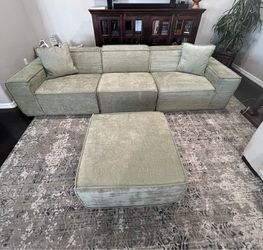 Rove Concepts M1 Sofa Sectional in Krypton Green *delivery*
