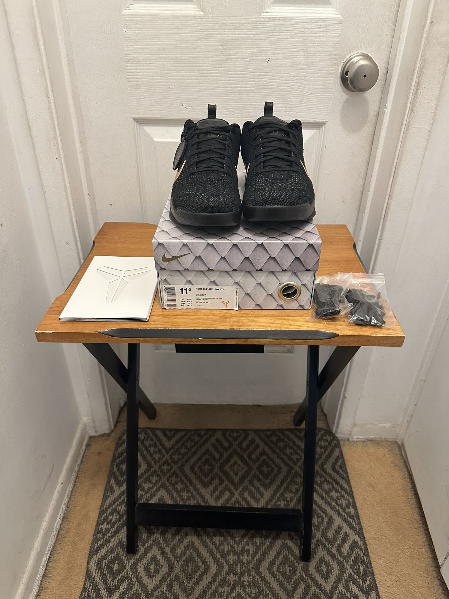 New Nike Kobe Bryant XI Elite Low FTB Size 11 1/2