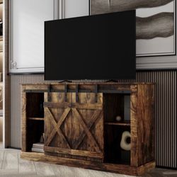 RUSTIC TV STAND BRAND NEW UP TO 65” 