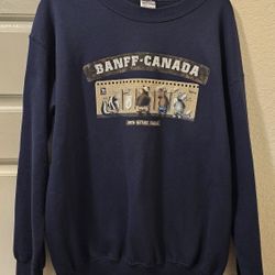 Banff, Canada When Nature Calls Sweatshirt Men’s Large- New No Tags