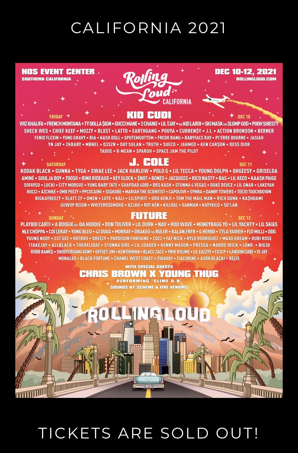 Rolling Loud 2021 GA 3 Day Pass Tickets (2)