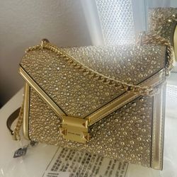 Gold Michael Kors Purse