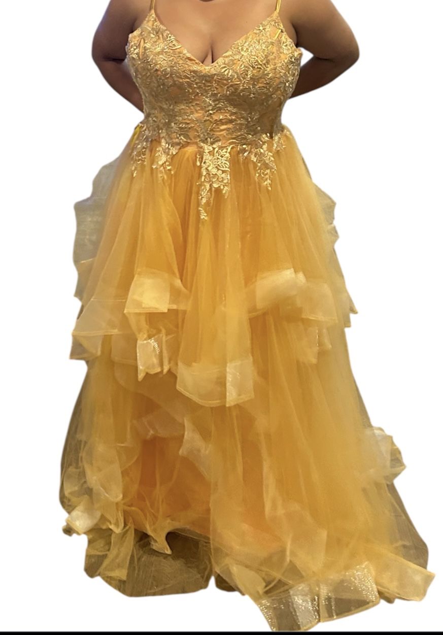Sparkly Tulle Ball Gown Long Glitter Ruffled Prom Dresses Spaghetti Straps Formal Evening Party Gowns for Women