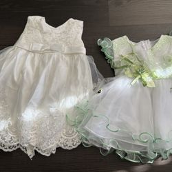 Baby Girl Size 0/3 Months Dresses 