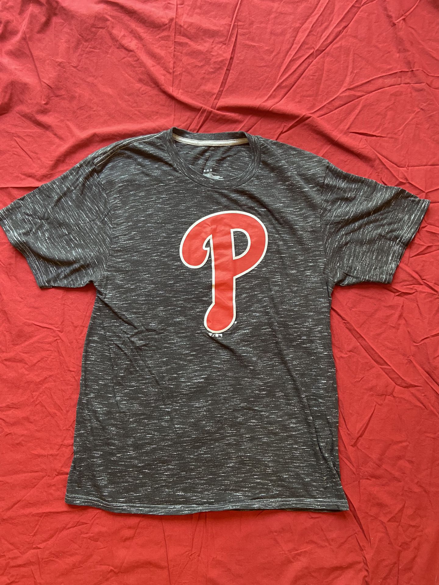 Men's Philadelphia Phillies T-Shirt Fanatics Size Medium Black
