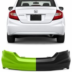 2013-2015 Honda Civic - Painted Rear Bumper