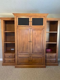 Beautiful Stone Creek Entertainment Center