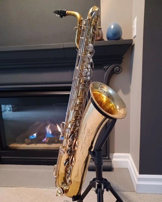 Vintage 1957 Buescher Aristocrat Baritone Saxophone