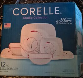 Corelle Studio Collection 12-Piece Dinnerware Set – "Splendor"