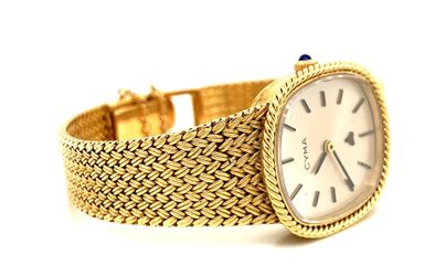 Vintage 14K Yellow Gold Cyma Watch