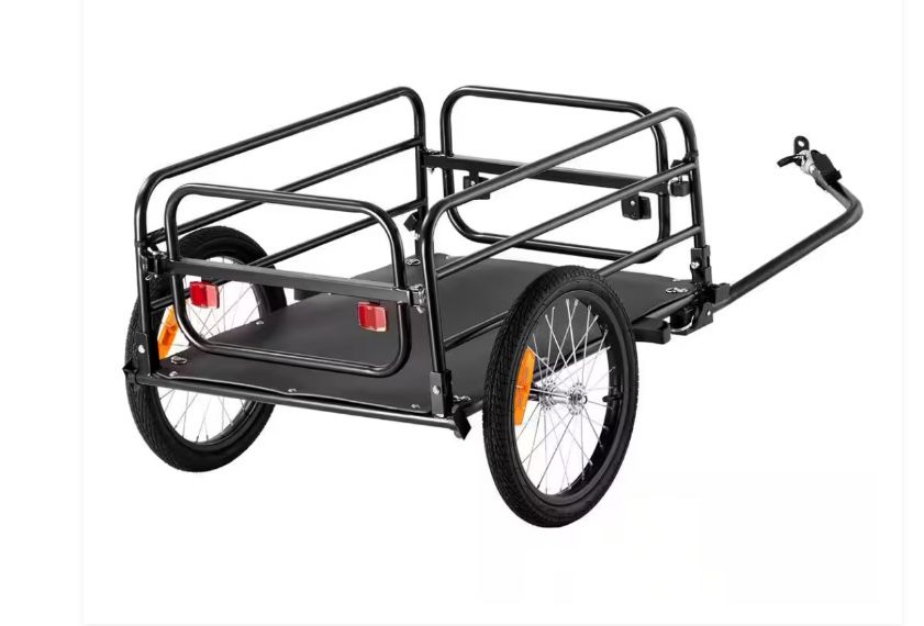 Foldable Bike Cargo Trailer Cart with Hitch