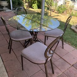 Dining Set 4 Chairs 