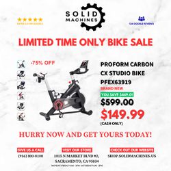 PROFROM CARBON CX EXERCISE BIKE