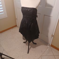 Black Evening Dress Size 12 By Ignite Evenings