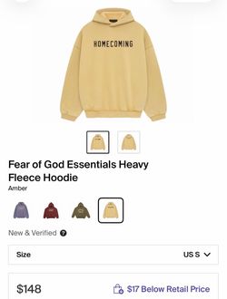 Fear of God Essentials Heavy Fleece Hoodie