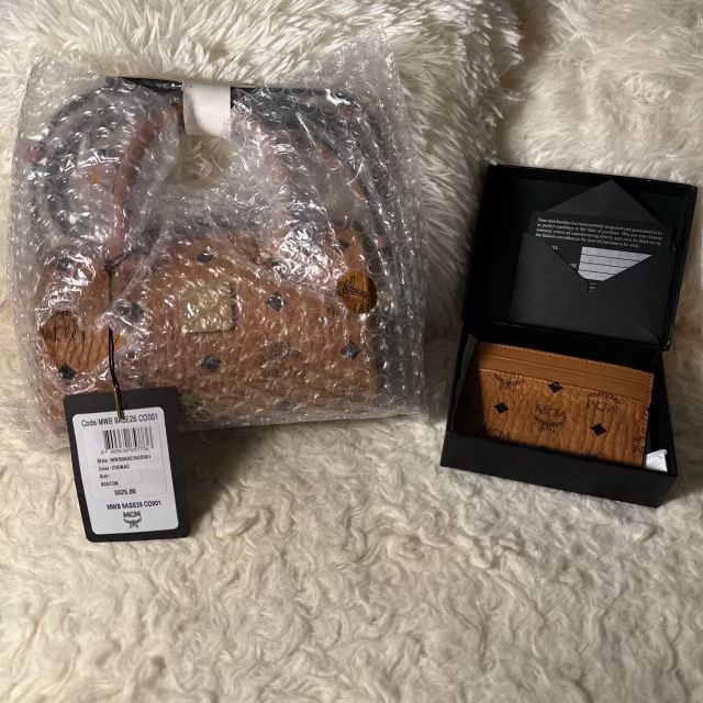 BRAND NEW MCM Boston bag & Card Case