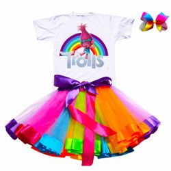 trolls poppy 3T set party outfit