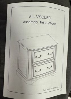 Victorian 2 drawer cabinet NEW