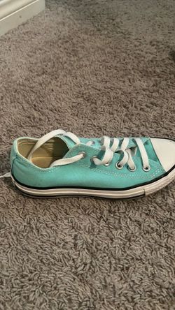 Low Top Teal Converse All Stars