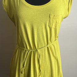 H&M Lime Green TShirt Dress Size S