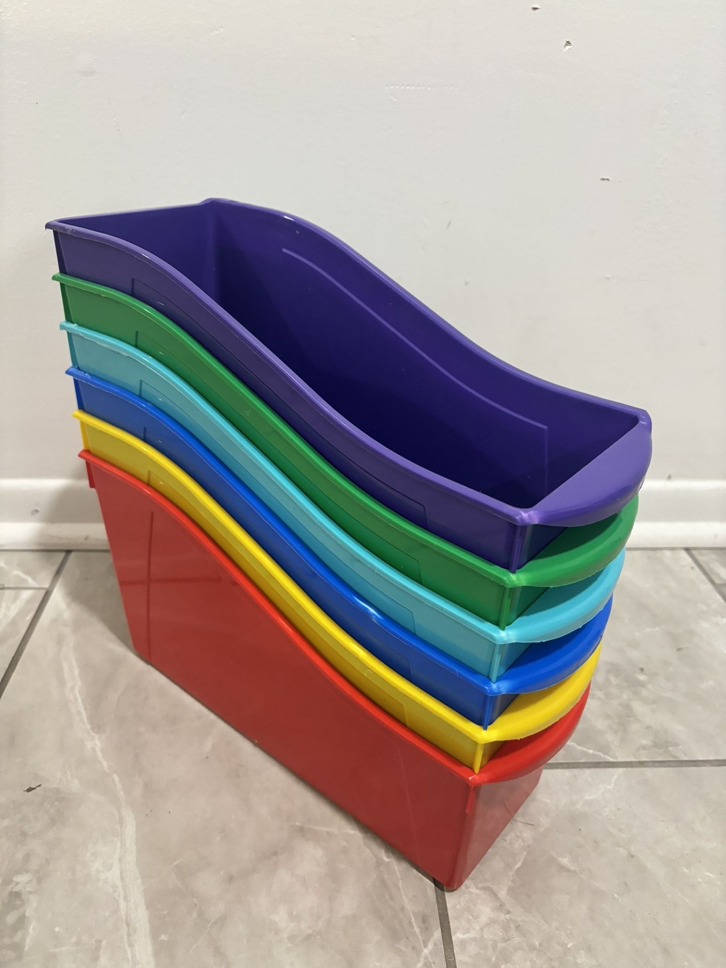 Book Bins, Plastic Organizer Bins