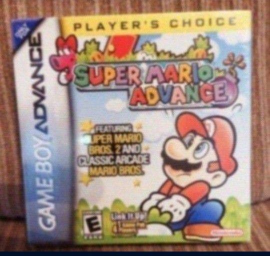 Nintendo Game Boy Advance Super Mario Advance