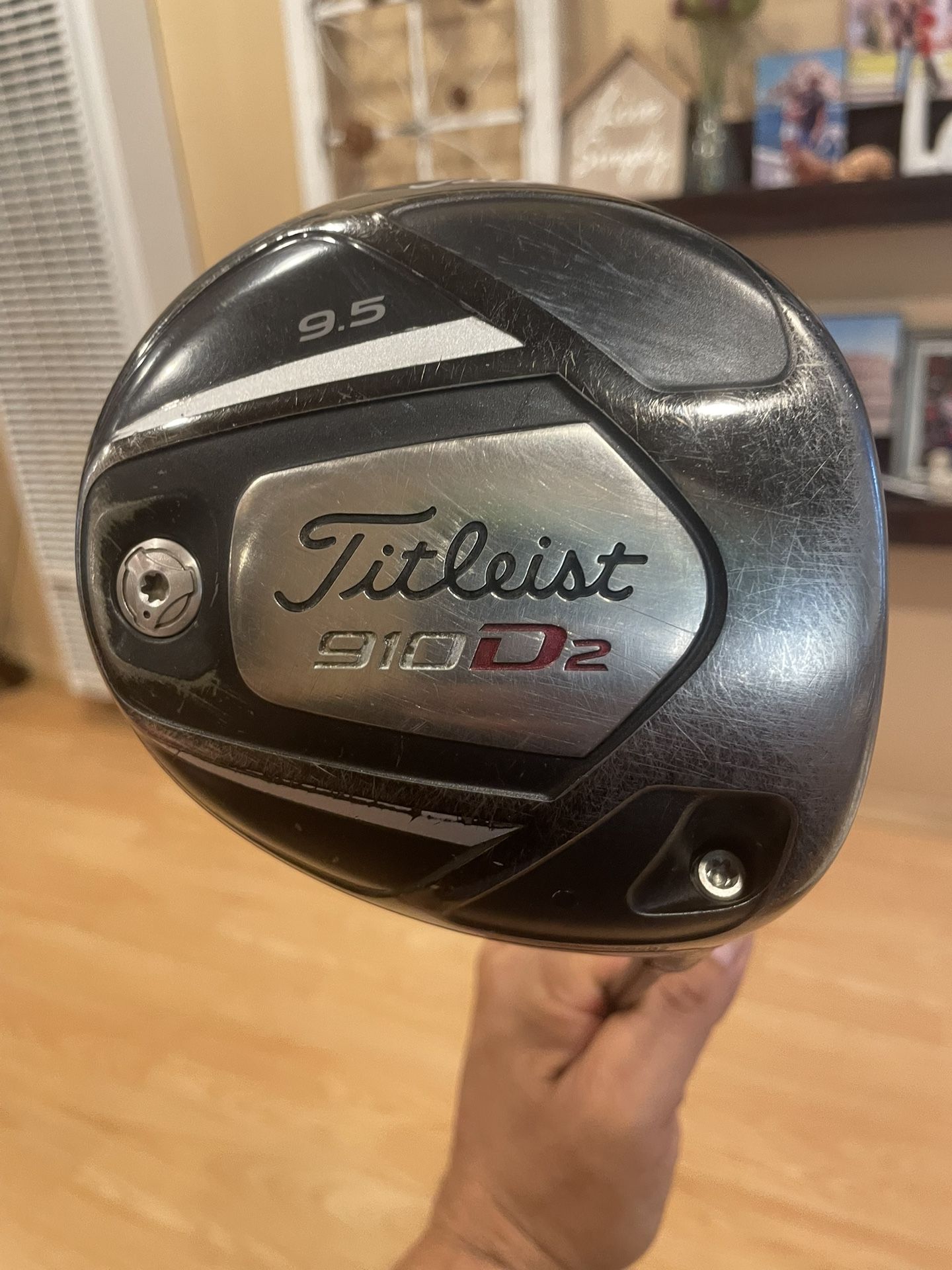 Titleist 910 D2 9.5 HZRdus Smoke Shaft 5.5 60 Grams 44” Shaft