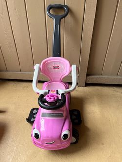 Little Tike Pink Push Car