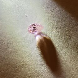 Pear shaped Fancy Pink  Natural Diamond 0.35 carat