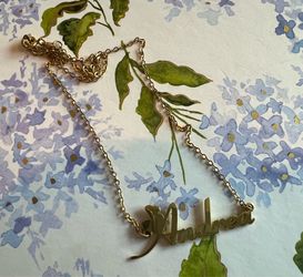 “Andrea” gold plated necklace