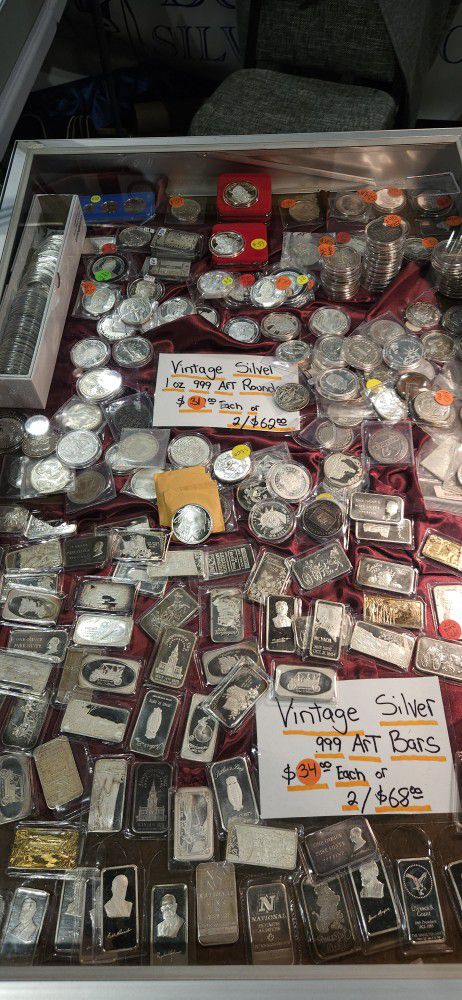 Selling Silver Bars & Coins , Sports cards & More