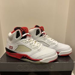 Jordan 5 Retro Fire Red 2006 Men's Size 10 136027-162